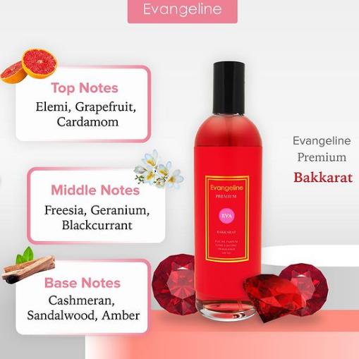 Product Introduction of Parfum Evangeline Premium 100ml Eau De Parfum Perfume Wangi Liquid Terwangi 1