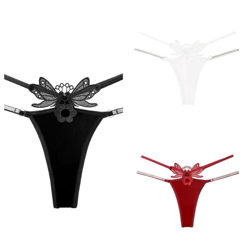 Product Introduction of Quần Lót Ren, Thiết Kế Khoét Lỗ Đàn Hồi Đam Mê, Đáy Quần Bông, Quần Lót G Y2k, Quần Lót Cạp Thấp, Làm Bằng Lụa Lạnh Dành Cho Nữ 14