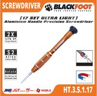 Gambar BLACKFOOT - Obeng Aluminium Obeng Jam Serba Guna Multi Fungsi 17 Set Ultra Light Screwdriver Handle Alumunium Ultra Ringan dari Blackfoot Tools Kota Tangerang 1 Tokopedia
