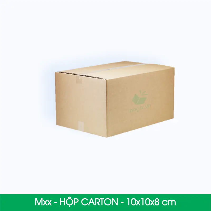 MXK0 - 10x10x8 cm - 20 hộp carton trơn 1