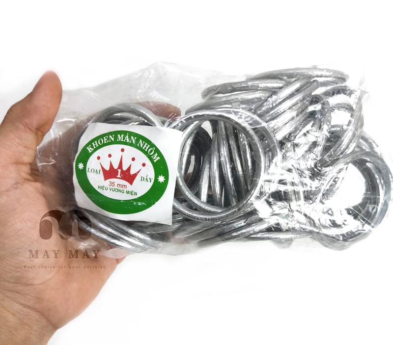 Khoen màn nhôm, khoen dùng để treo màn, rèm cửa