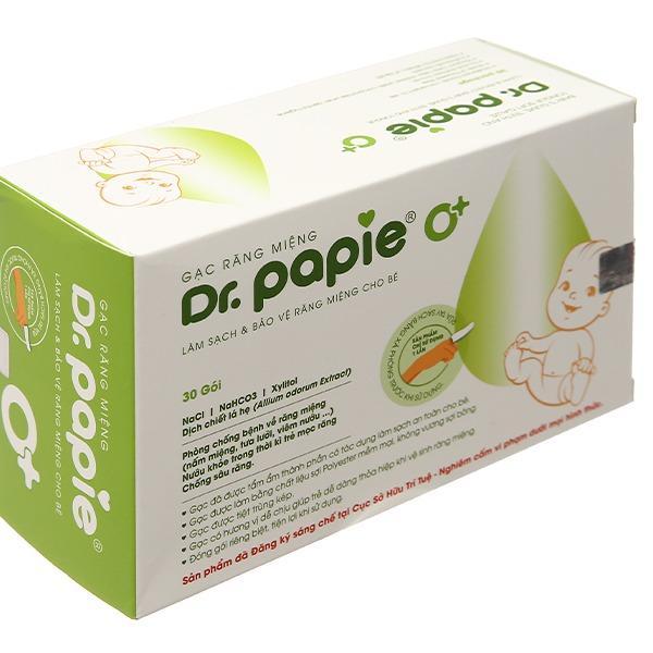 Gạc răng miệng Dr.Papie 0+ cho bé (30 gói) 2
