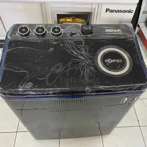 MESIN CUCI 2 TABUNG REIWA WS 1003 - 9 KG - SEMI OTOMATIS - BIRU