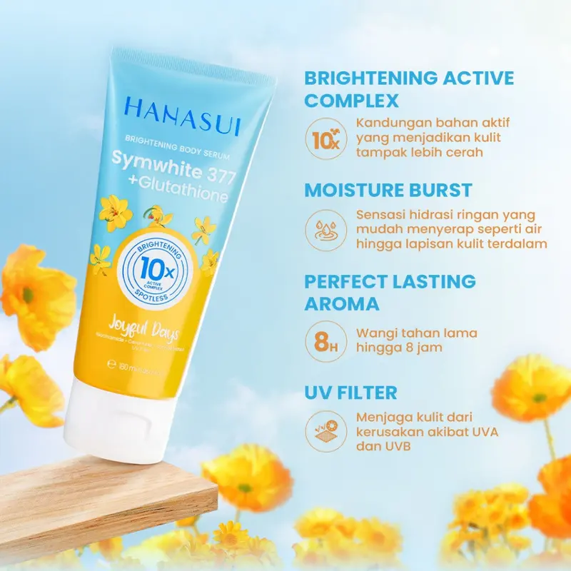 HANASUI Brightening Body Serum 3