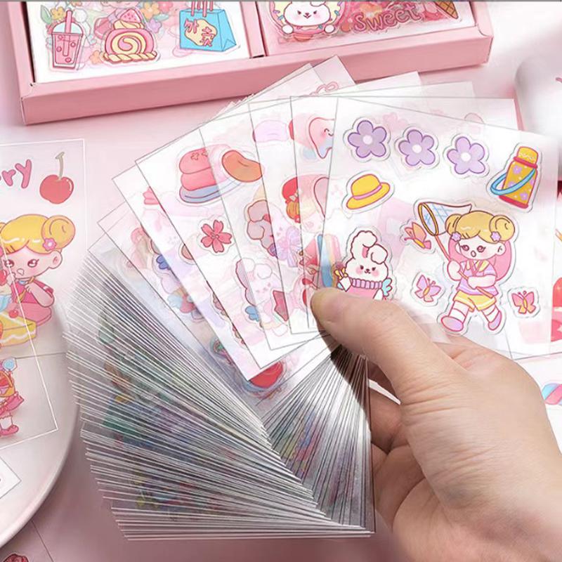 Product Introduction of Pelekat Kartun Corak Haiwan Peliharaan, 20 Keping, Pelekat Comel, Buku Skrap DIY, Pelekat Kawaii, Hiasan, Bekalan Alat Tulis 13