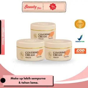 Viva Queen Covering Cream 22gr Tahan Air Dan Emollient