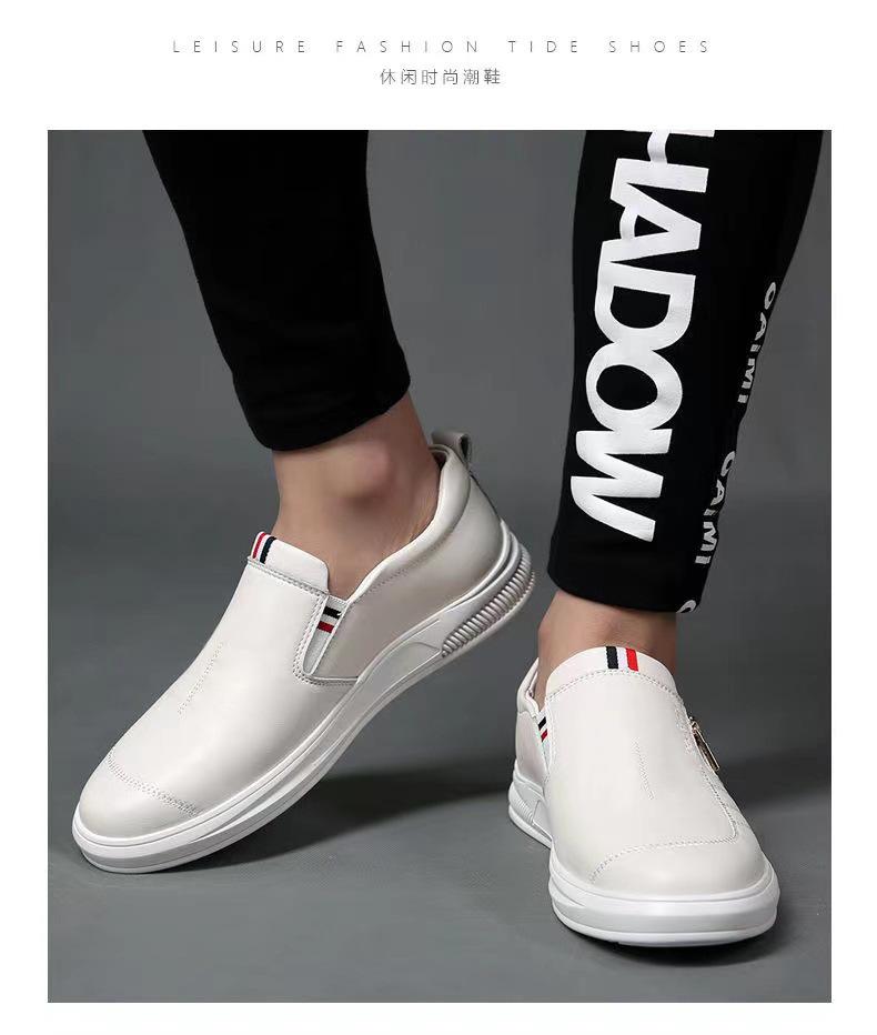 Product Introduction of Kasut Sniker Fesyen Lelaki, Gaya Trendi, Koleksi Baru 2025, Kasut Selipar Perniagaan, Kasual dan Bernafas, Gaya British, Serba guna, Diperbuat daripada Kulit Lembut Flat Shoes 16