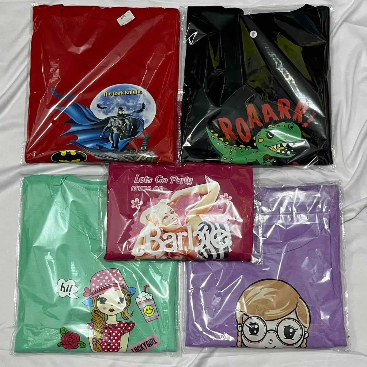 PAKET ISI 5PC/10PC KAOS ANAK MURAH ADEM SPANDEK PE Fashion