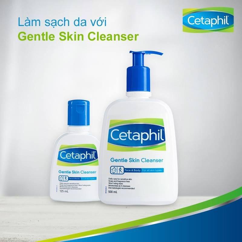 Sữa rửa mặt dịu nhẹ Cetaphil cung cấp độ ẩm cho da (125ml&500ml) 0