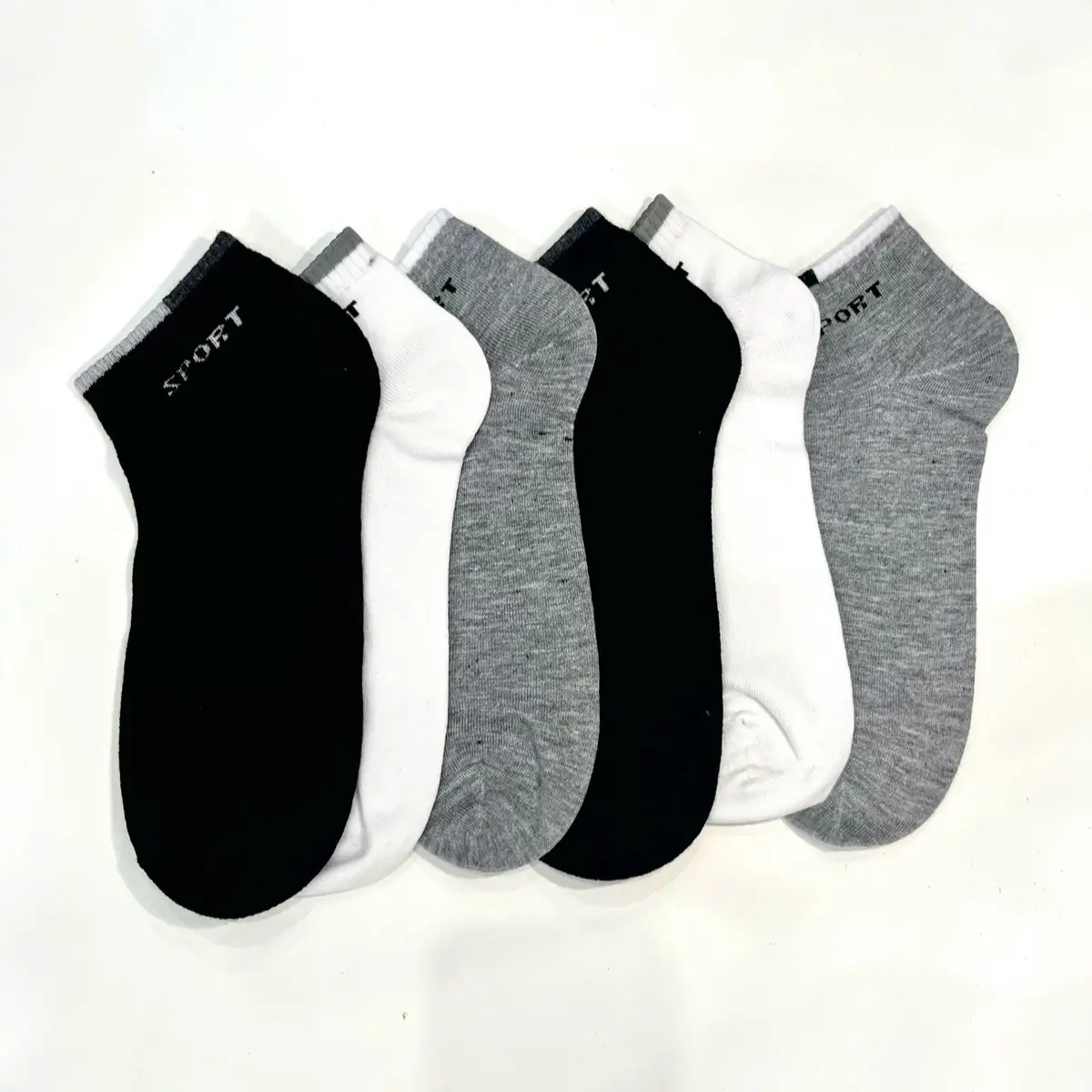 Set 10 đôi tất nam vớ nam Cotton cổ ngắn dày dặn êm chân Menswear