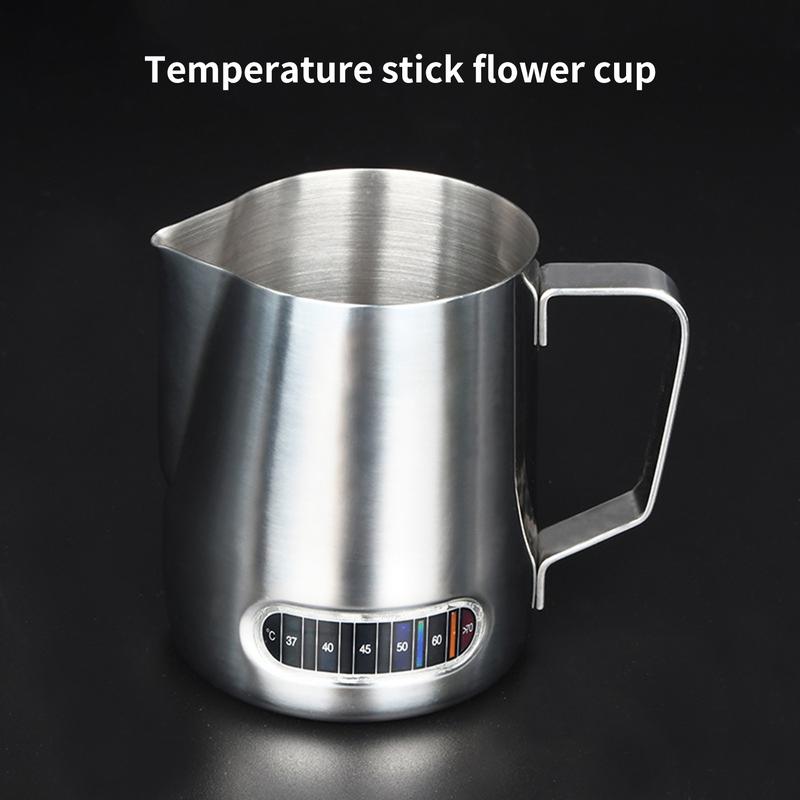 Temperature Sense Milk Frothing Pitcher Large Capacity Stainless ...