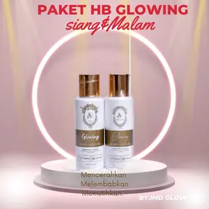 Paket hb glowing miss beauty ( siang+malam) 100% or