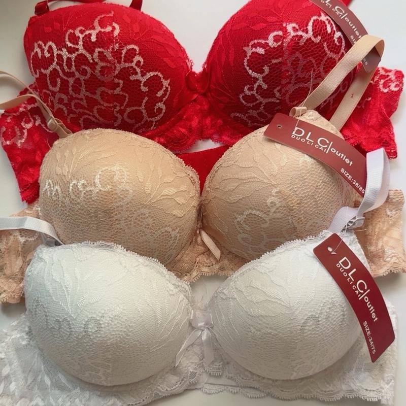 Combo 4 áo lót ren đệm 3cm có gọng 34.36.38 dành V1 nhỏ và vừa Áo Ngực Tua Rua Bra