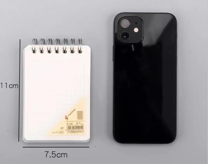 Product Introduction of A7 Pocket Notebook Portable Mini Student Notepad Pocket Coil Handy Word Book Homework Notebook Stationery infinity notebook 18