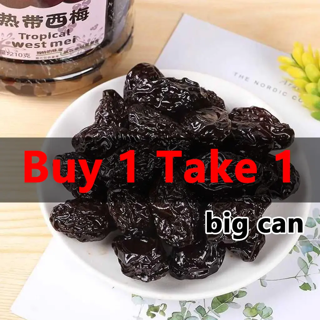 【BUY 1 TAKE 1】250g Pure natural prune fruit in a can with a sour and ...