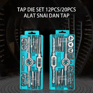 Tap Die Set 12 20 pcs Alat Snai dan Tap Ulir Dart Mur Baut Alat Senai 12pcs 20pcs Senei Die Senei