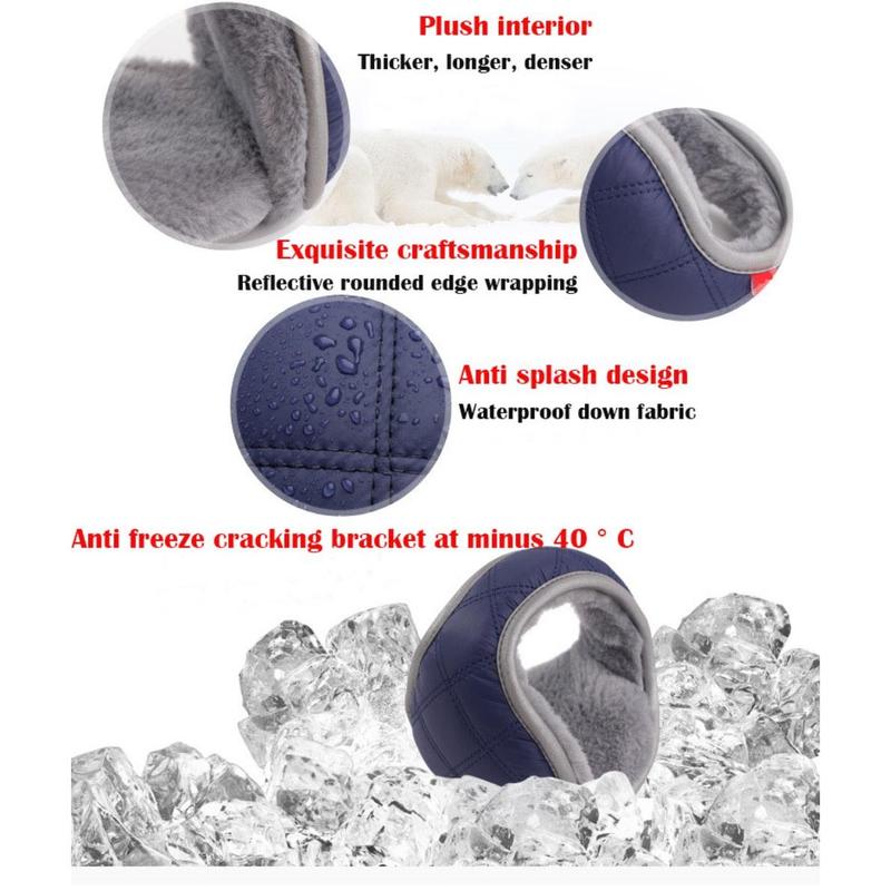 Product Introduction of Bịt Tai Nhồi Bông Cầm Tay Ấm Áp, Bảo Vệ Lạnh, Chống Gió, Có Thể Gập Lại, Chống Thấm Nước, Thích Hợp Cho Mùa Đông 14