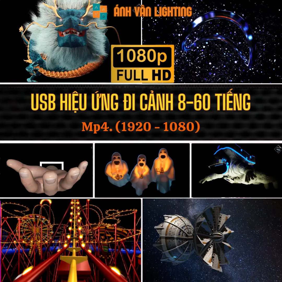 USB Hiệu Ứng Đi Cảnh Full HD 4K - 32GB/ 64GB /128GB /256GB Kingston Dùng Cho Máy Chiếu, Smart Tivi, Màn Hình Led