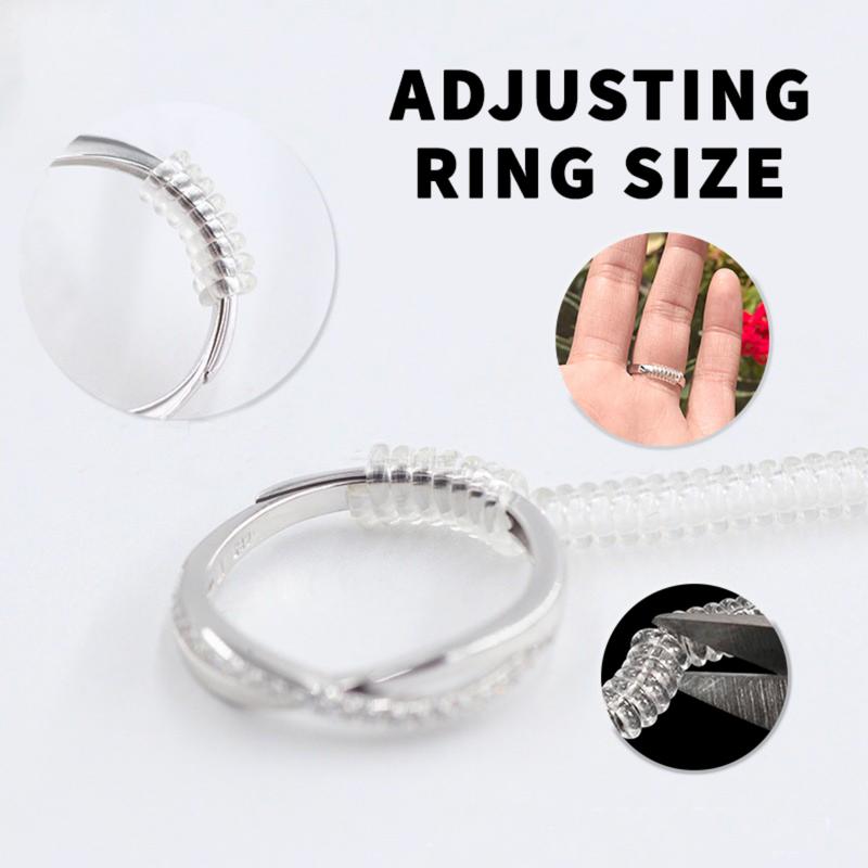 Set Ring Size Reducer Tools Spiral Spring Based Rings Adjust - TikTok ...