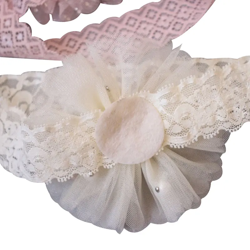 Băng đô ren cho bé gái, bộ 3 mảnh, băng đô chấm bi ngọt ngào, nơ, vương miện hoa, băng đô cài tóc, đạo cụ chụp ảnh công chúa cho trẻ sơ sinh 4