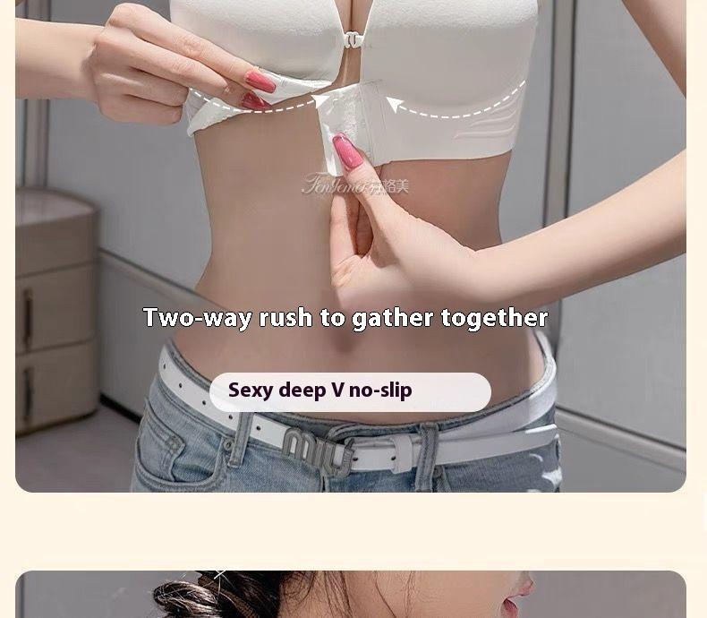 Product Introduction of Áo Ngực Không Dây, Dành Cho Nữ, Chống Trượt, Thích Hợp Cho Váy Hai Dây, Thiết Kế Nâng Ngực, Trễ Vai Và Trễ Vai, Kiểu Áo Ống, Khóa Trước, Vô Hình 7
