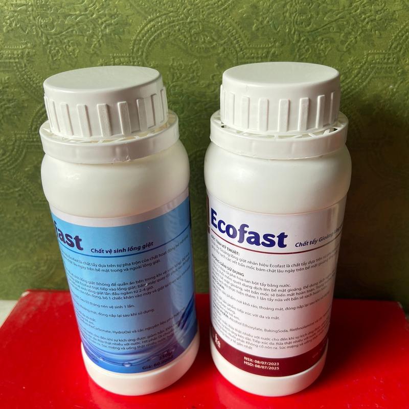 Combo Tẩy Mốc Gioăng Cao Su ecofas. Bột Tẩy Lồng Máy Giặt Ecofas  Làm Sạch Mảng Mốc. 0