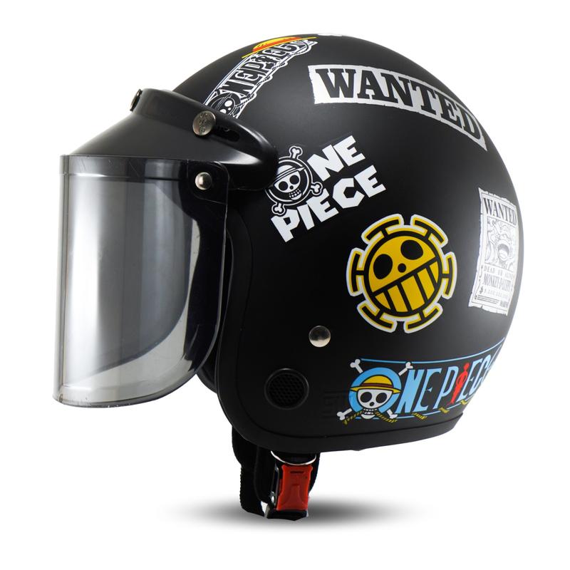 Product Introduction of helm bogo dewasa Helm SNi karakter Lucu kekinian Kaca Motorcycle 22