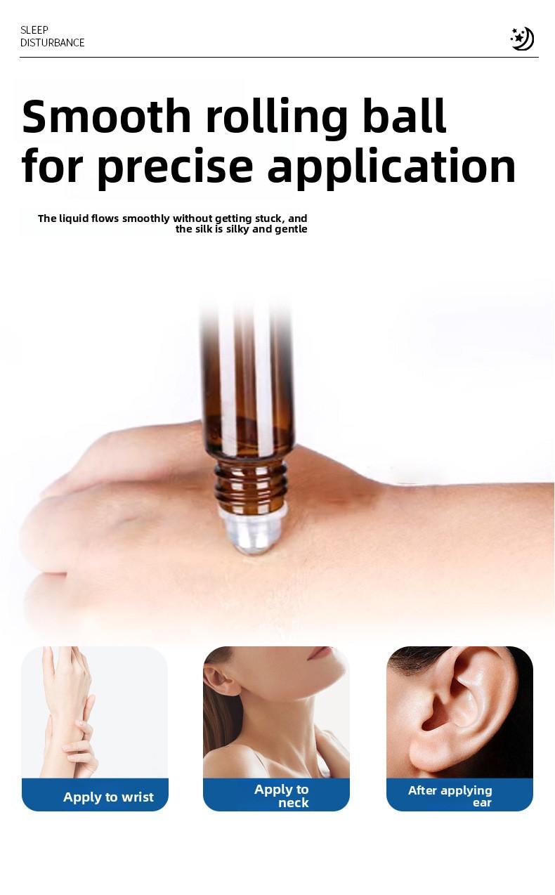 [Produk baru] Minyak Esensial Agarwood Sleep Aid untuk Penggunaan di Rumah Roll-On Minyak Esensial Lavender Tanaman Tidur Ebony Balm Malam yang Baik