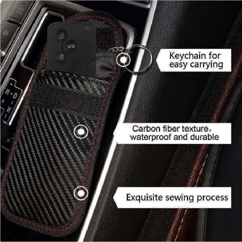 Car Key Case, Car Key Cover, RFID Blocking Key Holder, Key Storage Bag for Car Key (1 Count) 3