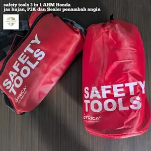 safety tools 3 in 1 jas hujan penambah angin dan P3K AHM HONDA