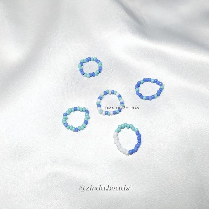 (Min. Order 10Ribu) Rowen | Pixle | Kyros | Xen | Rhylee Cincin Manik/Cincin/Beads Ring/Ring FREE STICKER 0