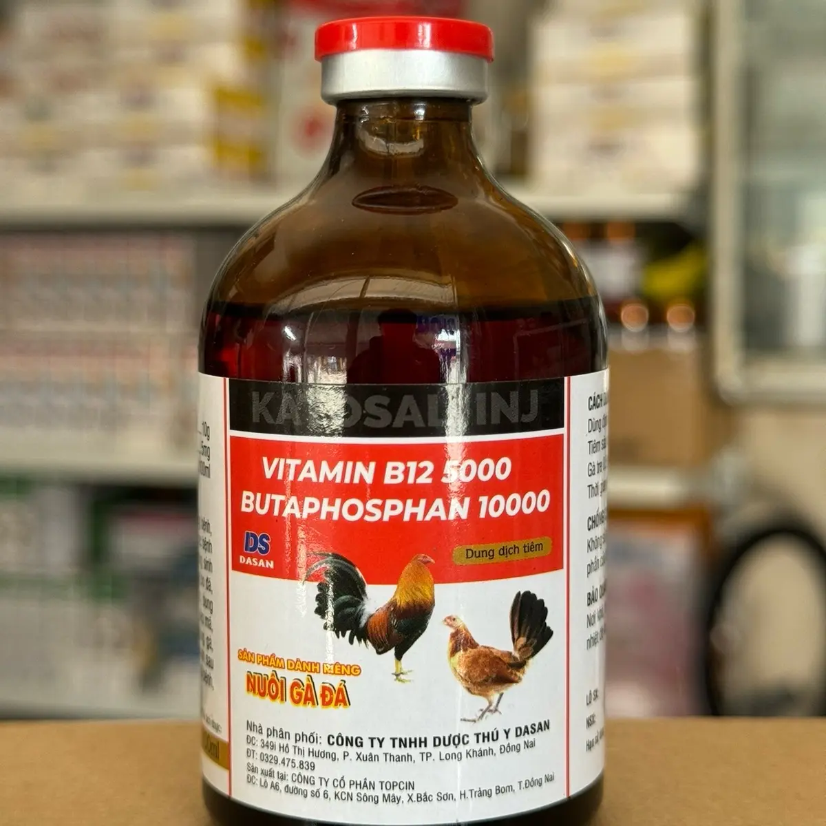 VITAMIN B12 5000 BUTAPHOSPHAN 10000. thuốc bổ Nuôi dưỡng chiến kê. Sản phẩm dành riêng cho gà đá.