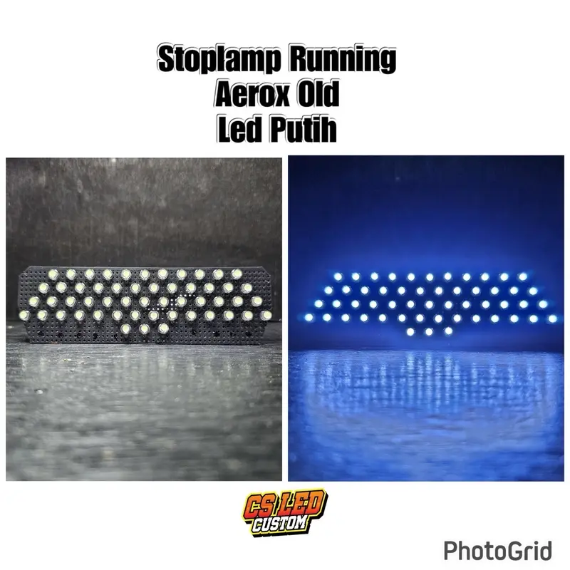 Stoplamp Running Aerox Old 155 2017-2019 Led Putih 11 mode Motorcycle 0