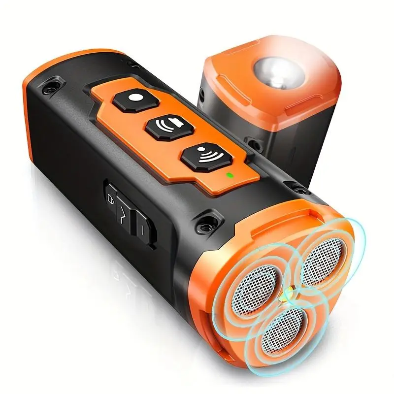Outdoor Ultrasonic Dog Repellent, Outdoor Anti-Dog Bite Device, Dogs Scared Device With Flashlight, Pet Safety Device