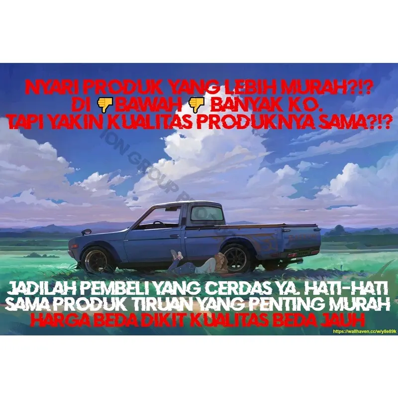 Karpet bak mobil pick up Tebal 10mm /1 cm 3