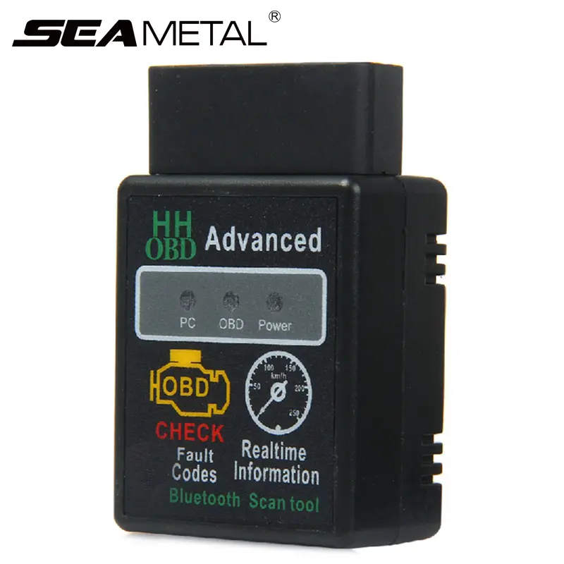 Car HH OBD2 Scanner Bluetooth diagnostic tools OBD2 mini OBDII phone app check fault clean repair