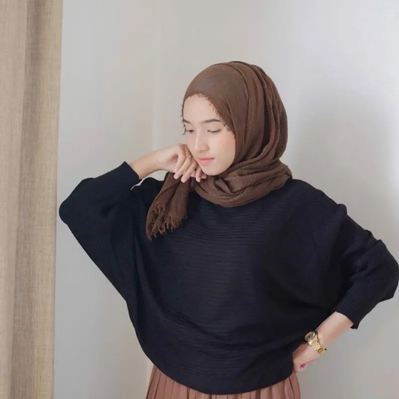 Atasan Baju Batwing Dewasa Rajut PREMIUM Knitwear Sweater Wanita 5