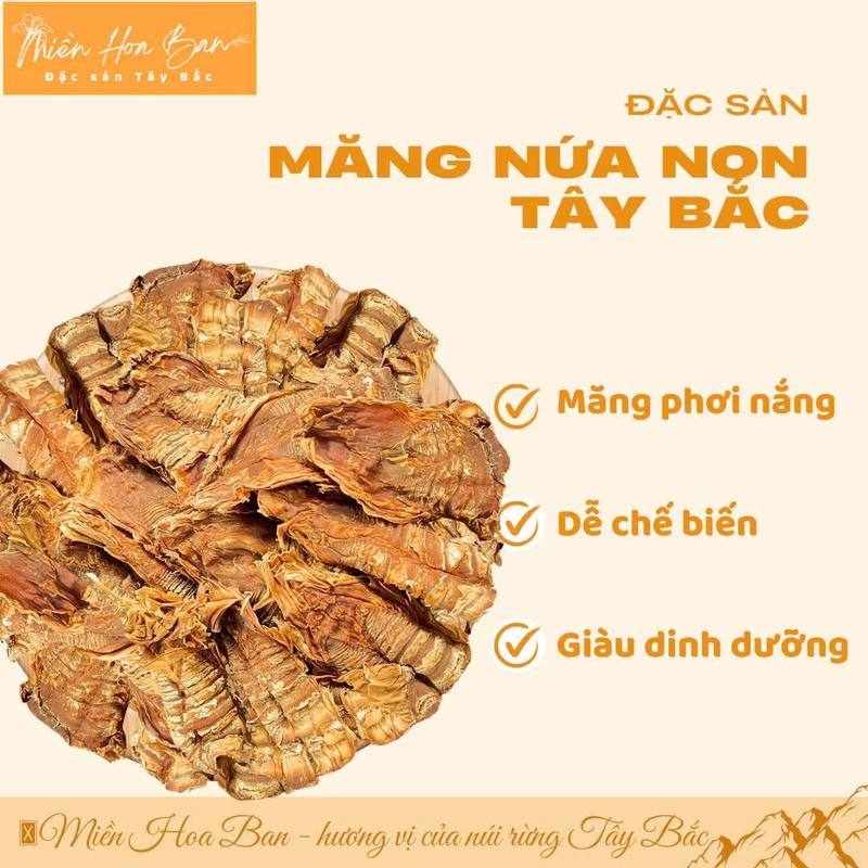 1kg Măng nứa khô tây bắc loại 1 đặc biệt thơm ngon 2025 Food