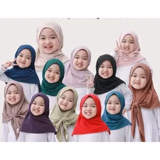 3PCS JILBAB ANAK SEGITIGA MURAH