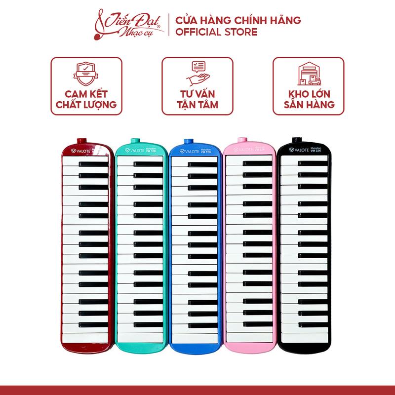 Đàn Kèn Phím Thổi Bằng Hơi Melodion/ Pianica/ Melodica Hãng Valote VM-32K,37K cho học sinh