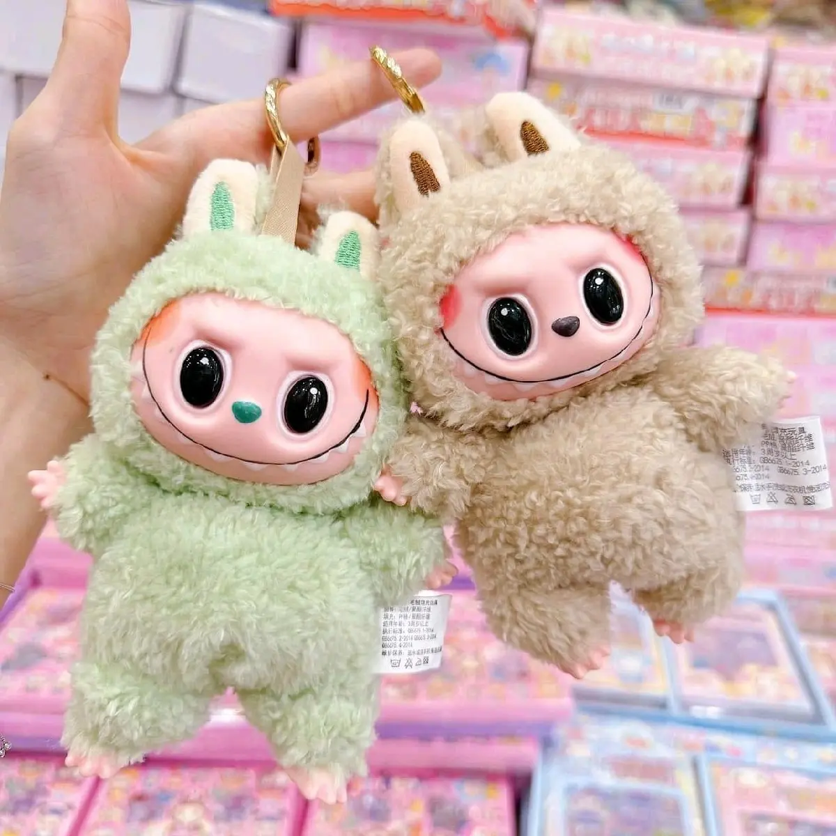 /-rose hàng mới /-rose  Móc Khoá Labubu Xoay Đầu Được . Móc Khoá Labubu Xoay Đầu Được Màu sắc: giao ngẫu nhiên