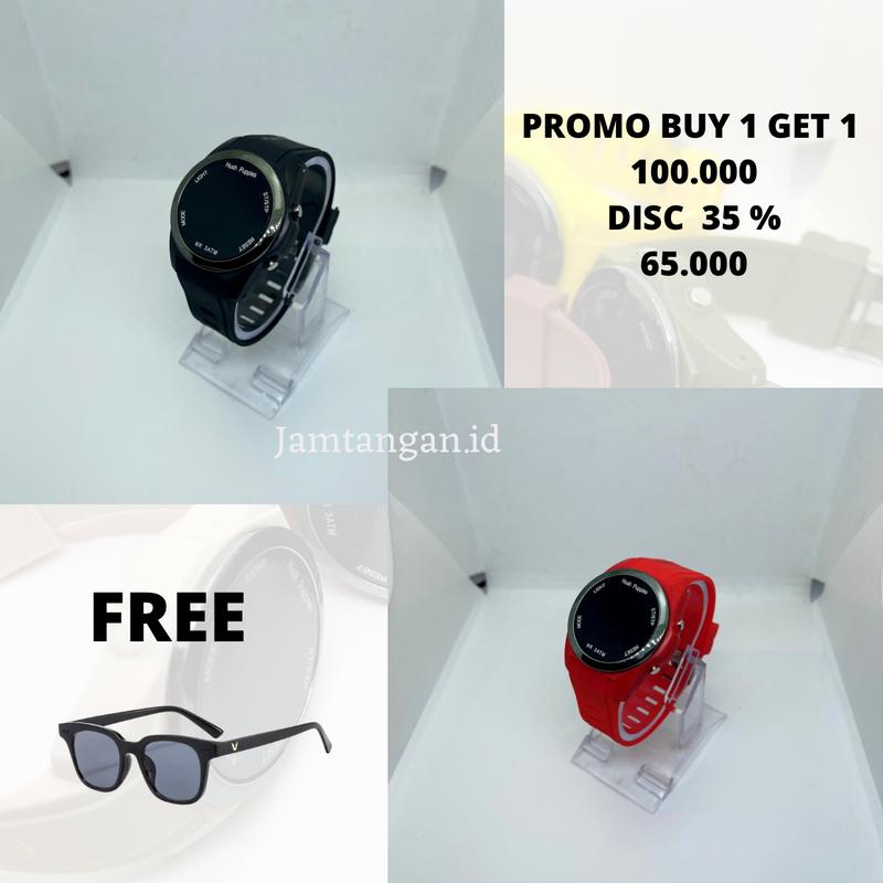 Jamtanganid - PROMO BUY 1 GET 1 Kacamata Jam Tangan LED Terbaru Dan Terlaris  LED Pria dan Wanita  Murah Couple Digital 0