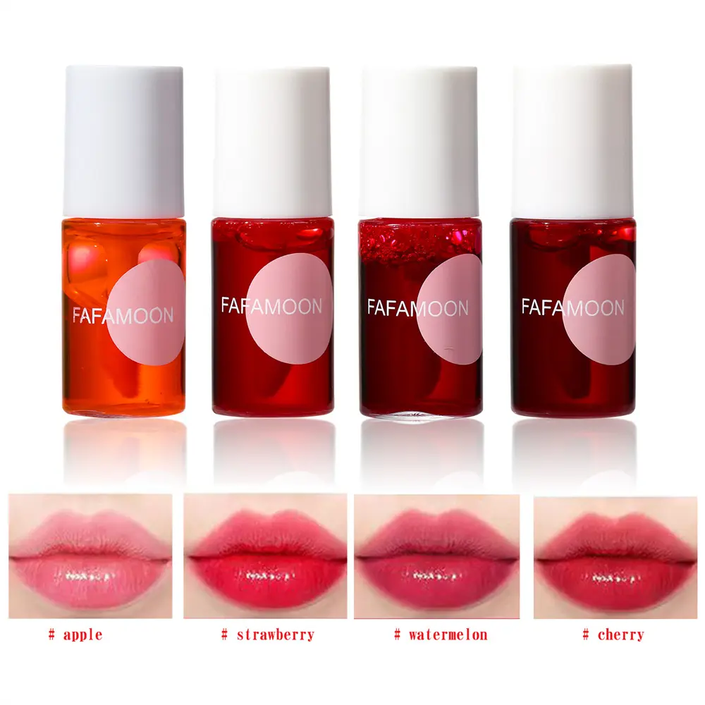 【Ready Stock】 FAFAMOON 4-color Rose Red Liquid Blush 7.1ml Rouge Lip LotionLips & CheeksBeloved Lip GlazeLip Tint