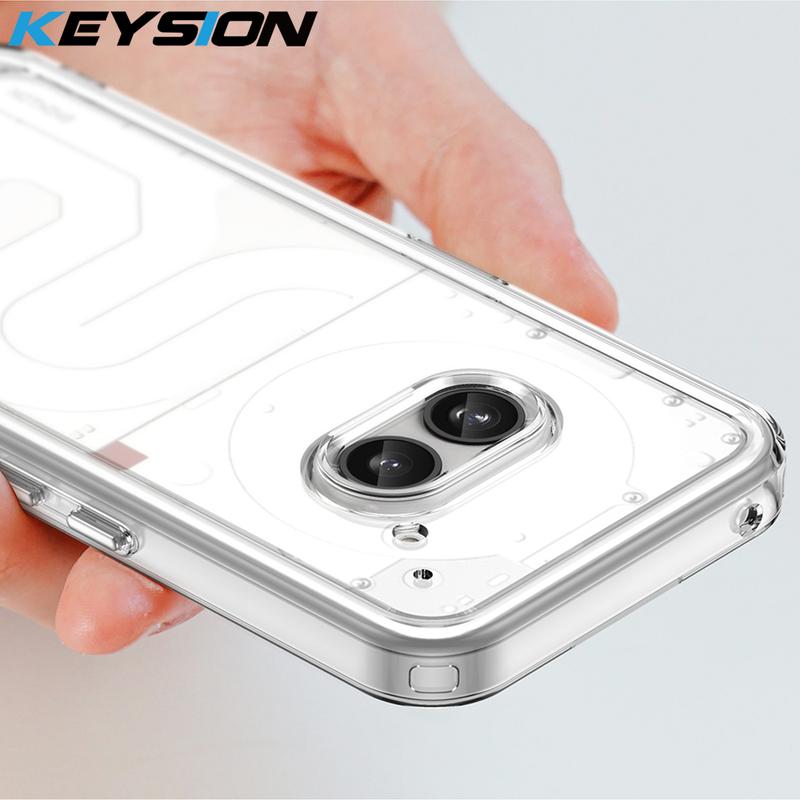 KEYSION Transparent Shockproof Case for Nothing Phone 2A Plus Soft TPU Silicone Clear Phone Back Cover for Nothing Phone 2A Plus 1