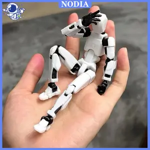 Nodia Toys  Dummy 13 Action Figure / Dummy Bentuk Gerakan Sendi DIY/Boneka Robot/Joint Movable Action Figurines Lucky 13/Boneka Transformasi Boneka/Dummy Titan 13 Action Figure / Mainan Transformasi Bergerak Multi-Sendi /Model Tubuh Manusia Cetak 3D