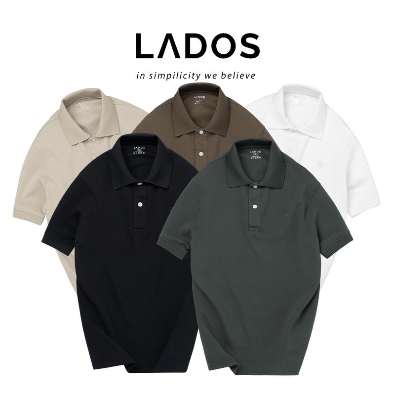 Áo Thun Polo Nam Ngắn Tay Dòng Cao Cấp LADOS-9156 Vải Cá Sấu Interlock Form Regular Fit Sang Trọng, Lịch Lãm