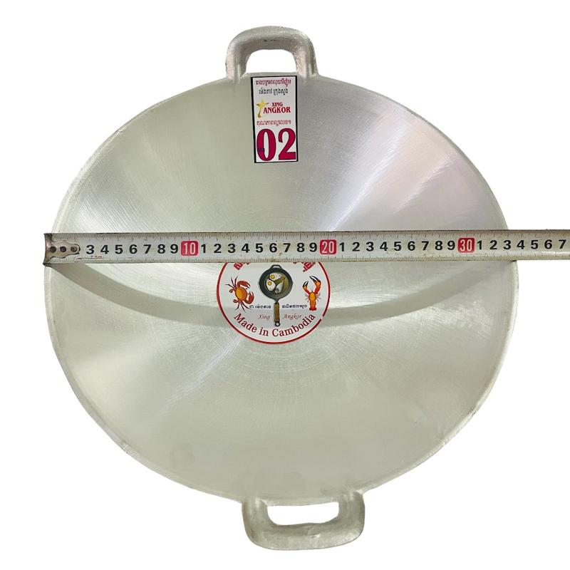 Chảo Gang Thái Đúc Nguyên Khối Số 2 Size 33cm - THAI LAN chảo  gang chảo  ngang