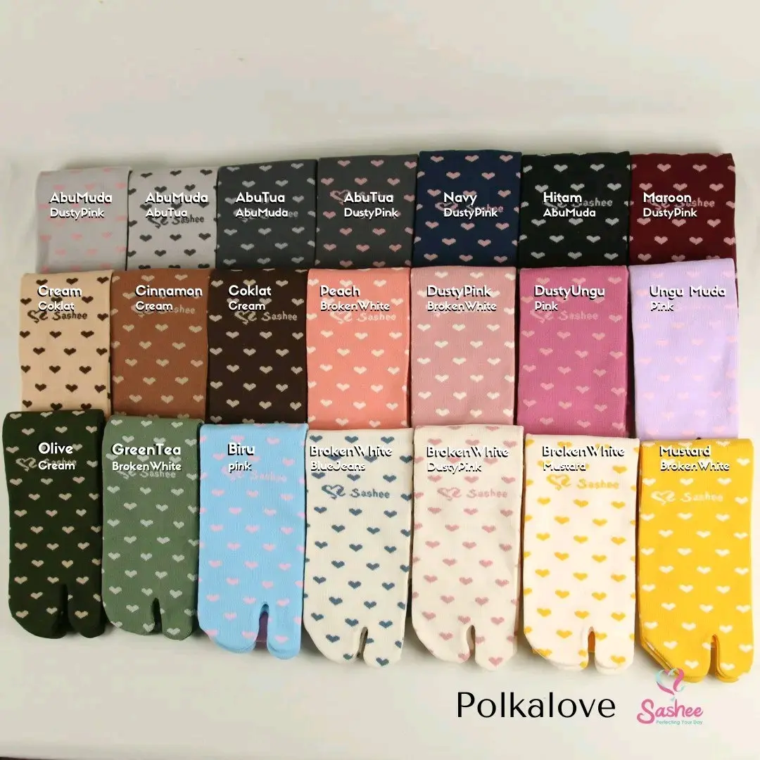 kaos kak sashee polkalove Muslim Panjang Kaki