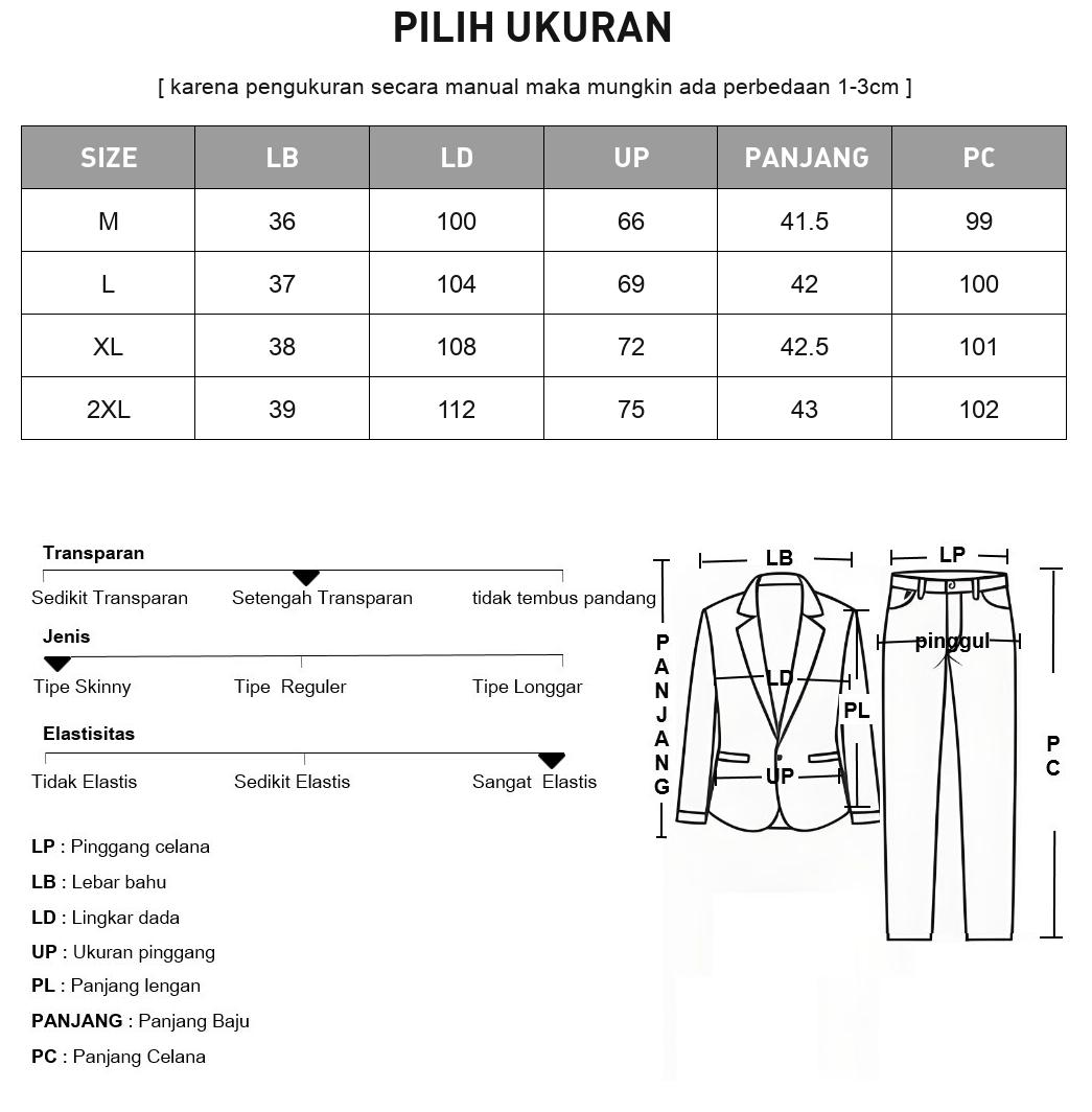 FADFAD Setelan Dua Potong Palsu Atasan Lengan Pendek Kerah V+ Celana Panjang Gaya Korea Terbaru