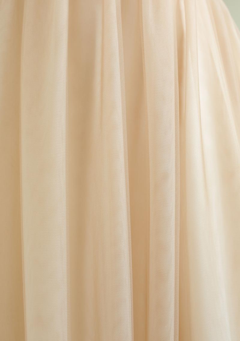 Product Introduction of SÒ VINTAGE - CELESTA đầm lưới bắt xếp dáng xòe 2